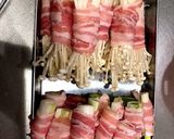 豚肉えのき巻き 味噌味作り方2写真