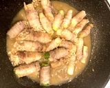 豚肉えのき巻き 味噌味作り方4写真