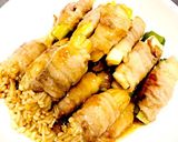豚肉えのき巻き 味噌味作り方5写真
