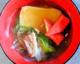 鯖の水煮缶雑煮作り方5写真