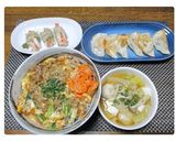 鮭フレーク&チーズ☆餃子の皮で半月焼き作り方12写真
