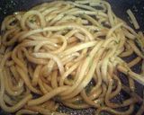 ■和風焼きうどん■ネギ編作り方4写真