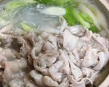 豚バラ肉と白ネギの塩鍋作り方6写真