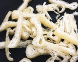 白菜と薄あげの和え物作り方1写真