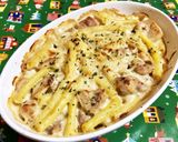 洋食屋さん風＊鶏肉のクリームグラタン作り方8写真