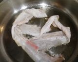 【ぱぱっと副菜】豚バラ肉のパリパリ〜作り方1写真