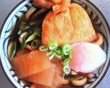 おでんアレンジ✿餅巾着の力うどん作り方9写真