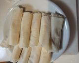ししゃもとチーズの春巻作り方3写真