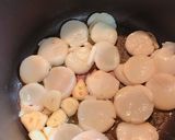 帆立貝柱とインゲンのトマトクリームパスタ作り方4写真