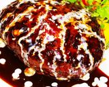 満腹！しるびーのダイエット用ハンバーグ作り方1写真