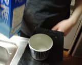 チキンラーメン　カルボナーラ風作り方4写真
