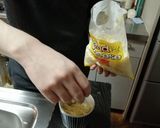チキンラーメン　カルボナーラ風作り方5写真