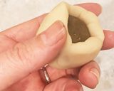 干支の練り切り　子　(ねずみ)作り方4写真
