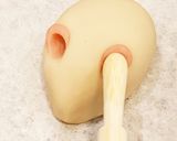 干支の練り切り　子　(ねずみ)作り方6写真