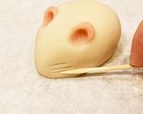 干支の練り切り　子　(ねずみ)作り方7写真