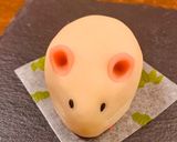 干支の練り切り　子　(ねずみ)作り方8写真