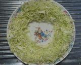 千切りキャベツと食べるチキンボールパスタ作り方10写真