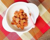 2歳おやつ★焼き芋で簡単!コロコロ芋作り方2写真