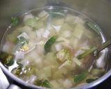 簡単！ブロッコリーの茎スープ☆カレー風味作り方4写真
