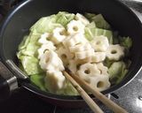 おでん種とキャベツのカレー風味煮作り方6写真
