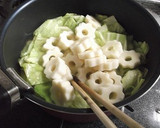 おでん種とキャベツのカレー風味煮作り方6写真