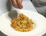 2つの隠し味が決め手ウニのクリームパスタ作り方9写真