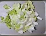 簡単スピード料理！たっぷり白菜の焼うどん作り方2写真