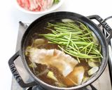 簡単に♪しゃぶしゃぶ【水蓮菜鍋】作り方3写真