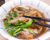 鶏肉とごぼうと芹と舞茸の鍋作り方7写真