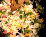 カニ炒飯作り方6写真