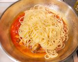 牡蠣のトマトソースパスタ作り方6写真
