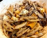れんこんと厚揚げの牛肉炒め●甘辛味作り方4写真