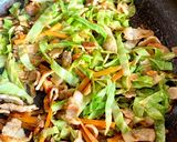 パスタで焼きそば♪作り方4写真