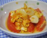 トマト・卵のふわふわカレー粉炒め♪作り方8写真