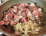 マグロとキノコの甘辛煮作り方4写真