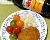 コロッケの食べ方〜(o˘◡˘o)♡作り方1写真