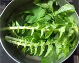 大根の葉の塩茹で作り方1写真