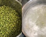 厚揚げと大根と青大豆のピリ辛海老醤煮作り方1写真