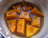 かぼちゃと小豆の煮物・いとこ煮作り方3写真
