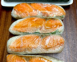 しそ&ガリがアクセントの☆焼き鮭のおすし作り方8写真