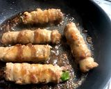 ついで作りお鍋の材料でネギの豚バラ巻き作り方4写真
