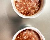 全てレンジタコライス味ひき肉のせドーム蒸作り方5写真