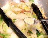 でんせつの白菜と玉ねぎのペペロンチーノ作り方4写真