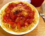 玉ねぎたっぷりアマトリチャーナ作り方6写真