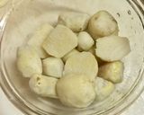 里芋の赤味噌&チーズ絡め作り方2写真