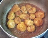 里芋の赤味噌&チーズ絡め作り方5写真