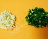 鰹のたたき　ネギとショウガと納豆で。作り方1写真