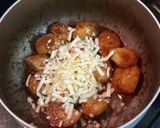 里芋の赤味噌&チーズ絡め作り方6写真