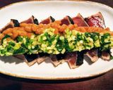 鰹のたたき　ネギとショウガと納豆で。作り方4写真