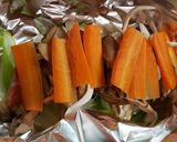 かぼすdeさっぱり☆鮭のホイル蒸し作り方4写真
